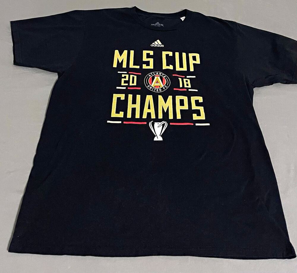 Adidas Atlanta United 2018 MLS Cup Champs Locker Room T-Shirt Mens XL